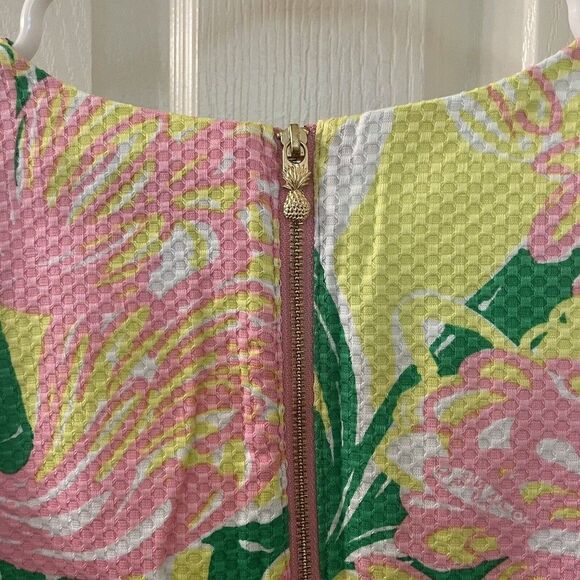 Lilly Pulitzer for Target Flamingo Fan Dance Shift Dress Girls Size S 6-6X NWT - Picture 13 of 13